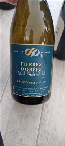Beaujolais Không được chỉ định Domaine Passeloup Pierres Dorées 2024