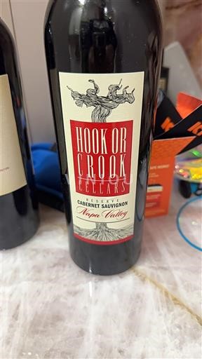 Vùng trồng nho được cấp phép California Napa Valley Hook or Crook Cellars Reserve Cabernet Sauvignon 2019
