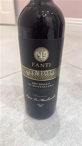 Toscana Brunello di Montalcino. Fanti Riserva Vigna Le Macchiarelle 2017