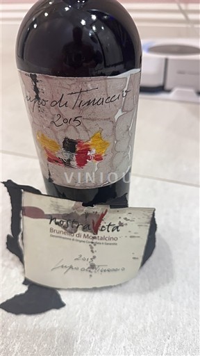 Toscana Brunello di Montalcino. Lupo di Tinacci Nostravita 2015