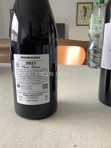 Beaujolais Morgon Christophe Savoye Noémie 2021