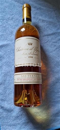 Bordeaux Sauternes Premier Cru Supérieur Château Yquem 1998
