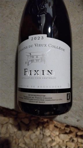 Borgogna Fixin Domaine Vieux Collège 2023