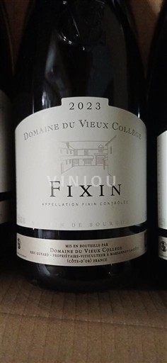 Borgoña Fixin Domaine Vieux Collège 2023
