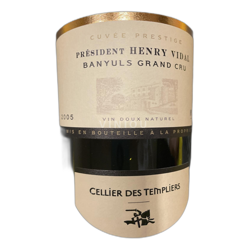 Roussillon Banyuls Grand Cru Cellier des Templiers Prestige Président Henry Vidal 2005