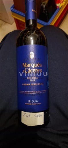 La Rioja rioja Marqués de Cáceres Reserva Vendimia Seleccionada 2019