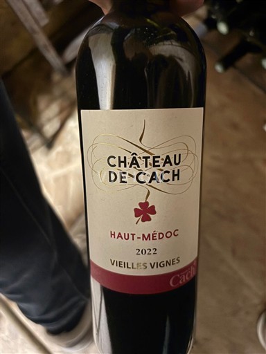 Bordeaux Haut-Médoc Château Cach Vieilles Vignes 2022