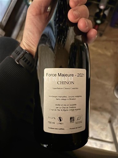 Valle del Loira Chinon Le Clos de l'Itonelle Force Majeure 2021
