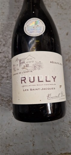 Borgoña Rully Domaine L'Ecette Les Saint-Jacques 2018