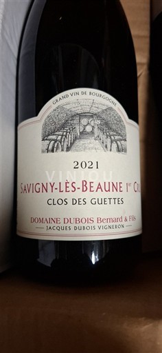 Borgoña Savigny-lès-Beaune Premier Cru Dubois Bernard & Fils Clos des Guettes 2021