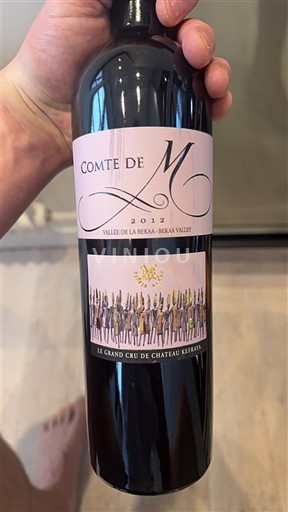 Bekaa Không xác định Château Kefraya Comte de M 2012