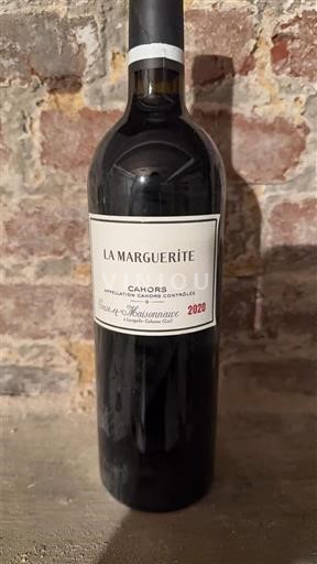 Vine Rouge sec La Marguerite Bacchus & Rousseau 2020 Frankrig Sydvestfrankrig Cahors AOC