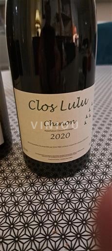 Loirevallei Chinon Clos Lulu 2020