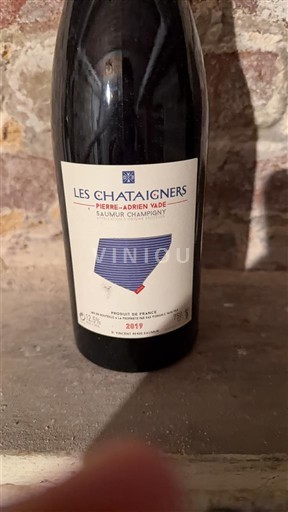 Loiren laakso Saumur-champigny Pierre-Adrien Vadé Les Chataigners 2019
