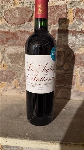 Bordeaux Moulis-en-Médoc Les Aigles d'Anthonic 2018
