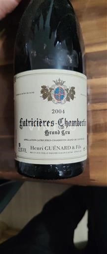 Burgundi Latricières-chambertin Grand Cru Henri Guénard & Fils 2004