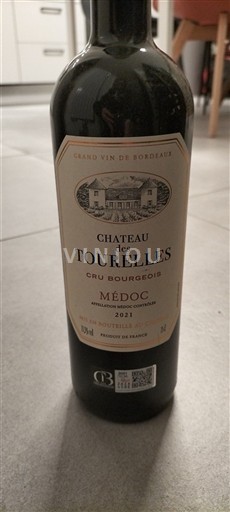 Bordeaux Médoc Cru Bourgeois Château S Tourelles 2021
