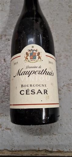 Burgundi Bourgogne Domaine Mauperthuis César 2015