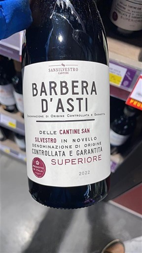 Piemonte Barbera d'Asti Sansilvestro Superiore 2022