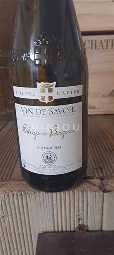 Savoja in Bugey Chignin-Bergeron Philippe Ravier 2024