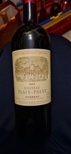 Bordeaux Fronsac Château Plain-Point 1998