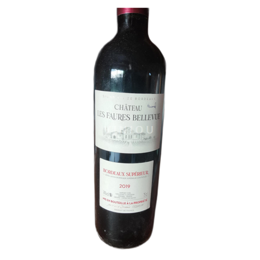 Bordeaux Bordeaux Supérieur Château Les Faures Bellevue 2019