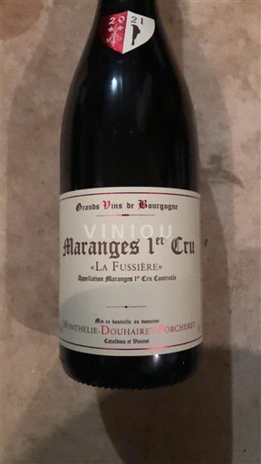 Burgundsko Maranges Premier Cru Monthelie Douhairet Porcheret La Fussière 2021