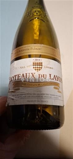 Dolina Loare Coteaux-du-Layon Cave d'Augustin Florent 2014