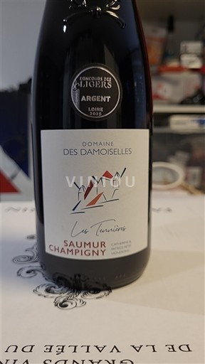 Vin Rouge sec Les Tannières Domaine S Damoiselles 2024 France Vallée de la Loire Saumur-champigny AOC