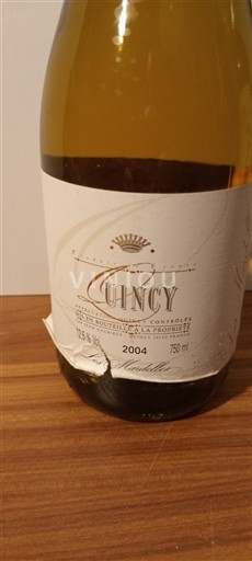 Vallée de la Loire Quincy Les Mardelles 2004