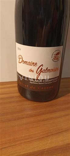Loirevallei Saumur-champigny Domaine S Galmoisières Secret de Caveau 2014