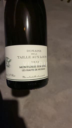Vallée de la Loire Montlouis-sur-loire Domaine La Taille aux Loups Les Hauts de Husseau 2022