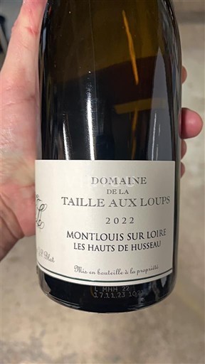 Loire Valley Montlouis-sur-Loire Domaine La Taille aux Loups Les Hauts de Husseau 2022