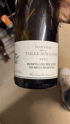 Vallée de la Loire Montlouis-sur-loire Domaine La Taille aux Loups Les Hauts de Husseau 2022