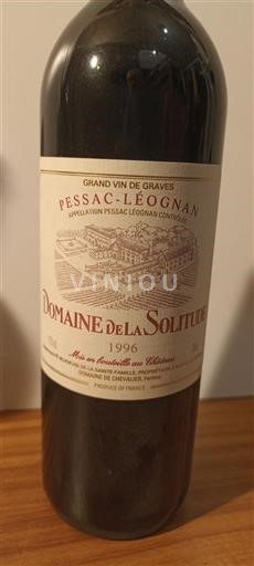 Bordeaux Pessac-Léognan Domaine La Solitude 1996