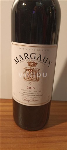 Bordeaux Margaux Paul Chanau 2015