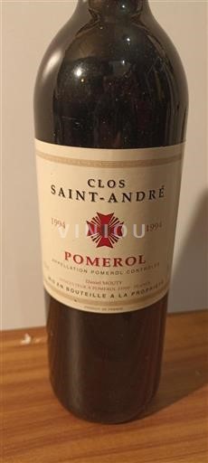 Bordeaux Pomerol Clos Saint-André 1994