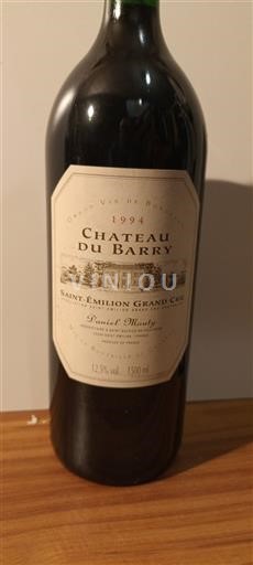 Bordeaux Saint-Émilion Grand Cru Château Barry 1994