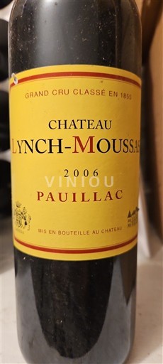 Bordeaux Pauillac Grand Cru Château Lynch-Moussas 2006