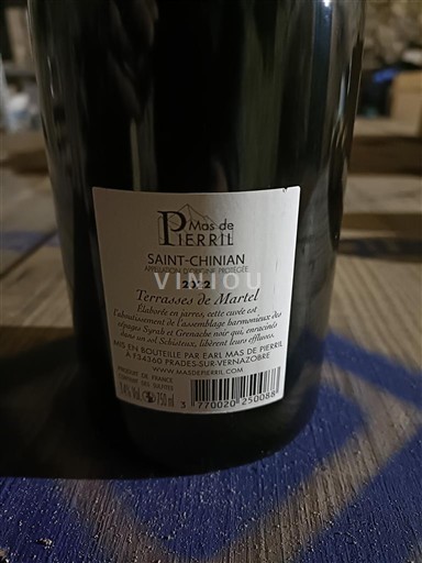 Languedoc Saint-Chinian Mas de Pierril Terrasses de Martel 2022