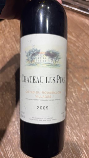 Roussillon Côtes du Roussillon Villages Château Les Pins 2009