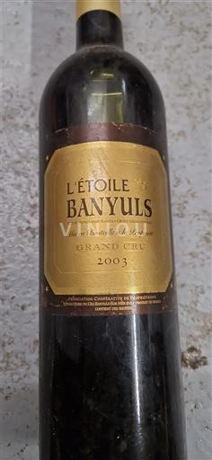 Roussillon Banyuls Grand Cru Viticulteurs di Cru Banyuls-Sur-Mer L'Étoile 2003