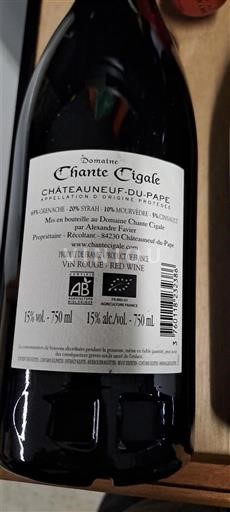 Rona dolina Châteauneuf-du-Pape Domaine Chante Cigale 2022