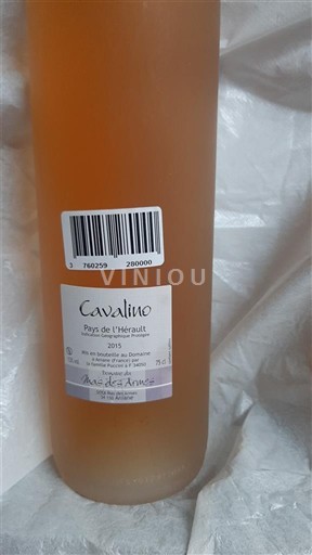 Languedoc Ospecificerad Mas des Armes Cavalino 2015