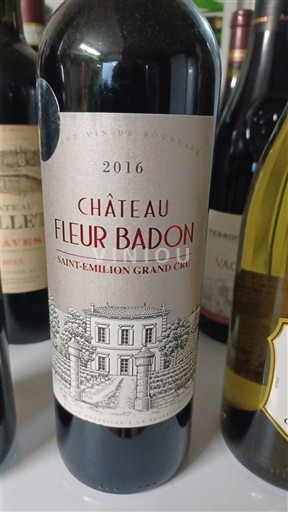 Bordeaux Saint-Émilion Grand Cru Château Fleur Badon 2016