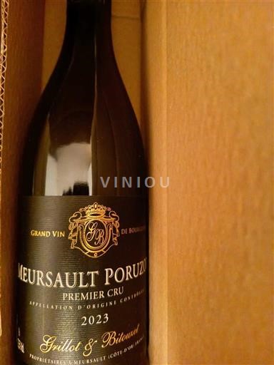 Bourgogne Meursault Premier Cru Grillot & Bitouzet Poruzot 2023