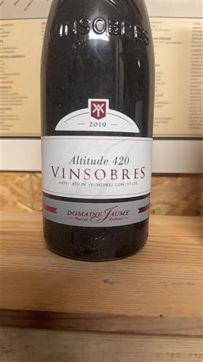 Rhône Valley Vinsobres Domaine Jaume Altitude 420 2019