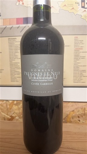 Languedoc và Roussillon Coteaux de Béziers Domaine Preignes le Neuf Garrigue 2021