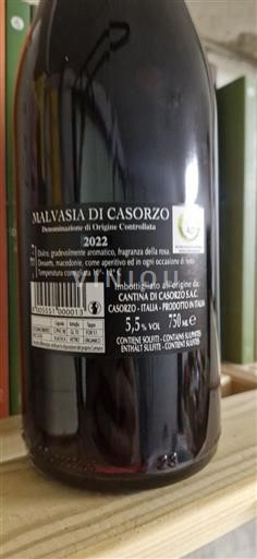 Piémont Malvasia di Casorzo d'Asti Cantina di Casorzo Malvasia 2022