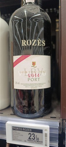 Bồ Đào Nha Porto Rozès Late Bottled Vintage 2014